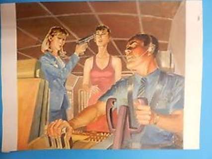 Marco Soldi - Julia n. 102 - Marco Soldi - Original Cover "Terrore a bordo" - Page volante - Exemplaire unique - (2007)