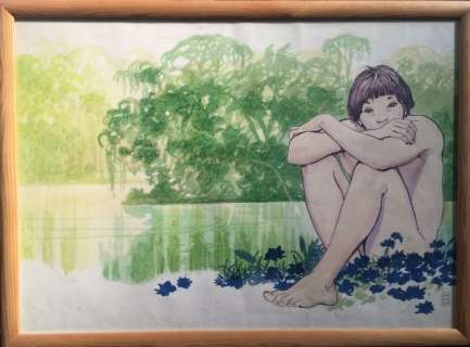 Milo Manara | Milo Manara - Copertina Originale inedita "Opera Omnia " - cm 50x70 - Page volante - (1990) | Catawiki