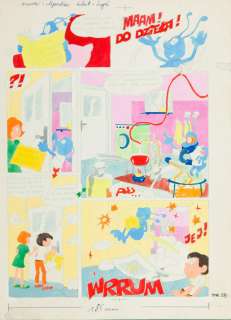 Szarlota Pawel (1947 - 2018) | Szarlota Pawel | "Jonka, Jonek i Kleks - Telemania", plansza nr 3 | Desa Unicum