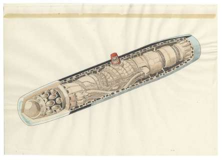 Ultraman hand-drawn color Hanken Genga (Line-art is printed) | Mandarake (Big Web)