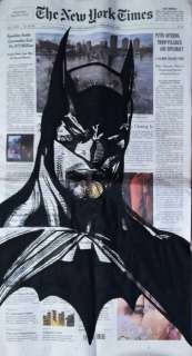 Andrea Boriani | Batman - Original drawing by Andrea Boriani on a page of New York Times | Catawiki