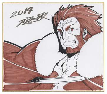 Atsushi Itagaki Hand-drawn Shikishi "Fate / Zero" Raider | Mandarake (Big Web)