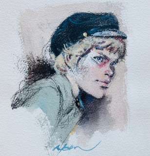 Follet, René | Follet, René - Dessin original couleur - Steve Severin - (2014) | Catawiki