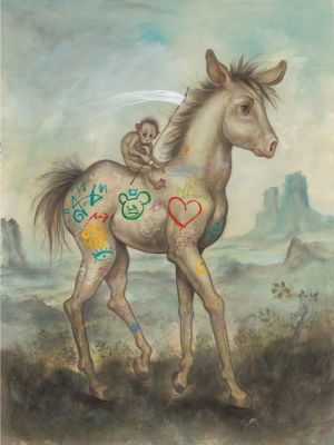 Anita Kunz | Painted Pony, 2025 | Philippe Labaune Gallery