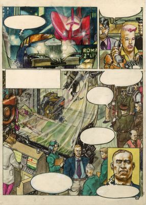 Tanino Liberatore | Planche originale 11 de Ranxerox 3. Amen ! | Galerie Barbier