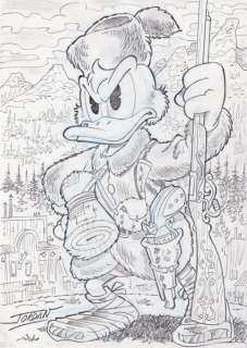 Julian Jordan | Julian Jordan - Ducktales - Klondike, I’m ready! - Size: 30 x 21 cm. A4 | Catawiki