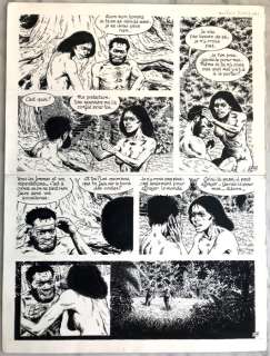 Auclair, Claude | Auclair, Claude - Originele pagina - Le Sang du flamboyant - (1985) | Catawiki