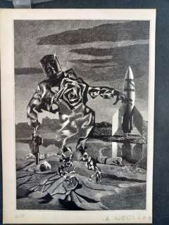 Karel Thole | Karel Thole - Il Killer Dello Spazio - Page volante - Exemplaire unique | Catawiki