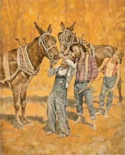 Coconis - A GOOD MULE, CHILDREN OF THE DUST, Signed | Russ Cochran