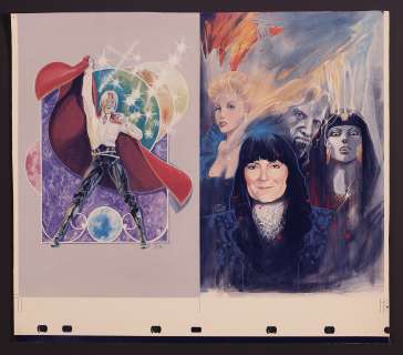 Proof for First and Last Pages of Anne Rice Interview, the Vampire Companion #2 (1990) by Daerick Gröss | mycomicshop.com