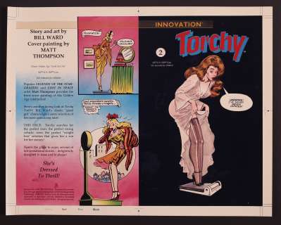 Cover Proof for Torchy #2 (1991) by Matt Thompson | mycomicshop.com