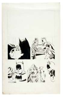 GOLDEN AGE BATMAN TRYOUT SEQUENCE ORIGINAL ART. | Hake’s