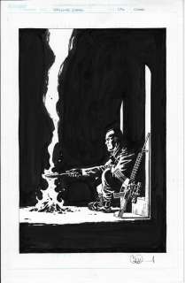 Charlie Adlard - walking dead cover issue 174 page cover