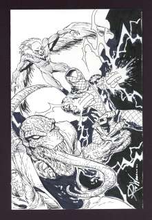 Lizard, Shocker, and Vulture Sketch by Ron Williams | mycomicshop.com