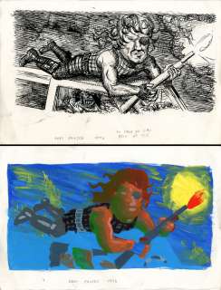 Gary Panter - escape from la - new yorker illo