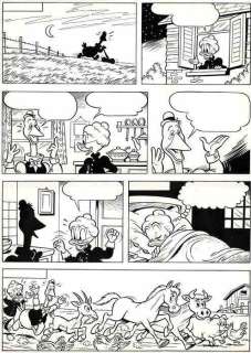 Carol Voges | Donald Duck - Originele pagina - H 70gd10a - Oma Duck - een van de eerste Nederlandse Disney-strips - (1971) | Catawiki