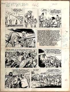 Sirius | Sirius - Planche originale - Les Timour T11 - La Francisque et le Cimeterre - (1959/1960) | Catawiki