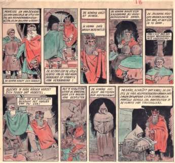 Laudy, Jacques | Laudy, Jacques - De Vier Heemskinderen / La Légende des quatre fils Aymon - original page n°32 + deluxe edition - (1946/2022) | Catawiki