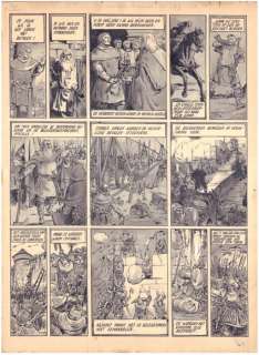 Laudy, Jacques | Laudy, Jacques - De Vier Heemskinderen / La Légende des quatre fils Aymon - original page n°49 + deluxe edition - (1946/2022) | Catawiki