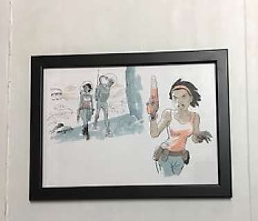 Biancarelli, Franck - Biancarelli, Franck - Dessin original couleur - Infinity 8 T6 - Leïla Sherad - (2018)