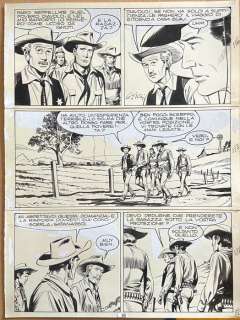 Giovanni Ticci | Tex n. 146 - Giovanni Ticci - tavola originale - Page volante | Catawiki