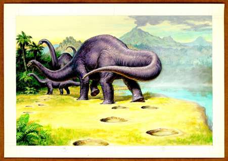 Norem - BRONTOSAURUS, Painting | Russ Cochran