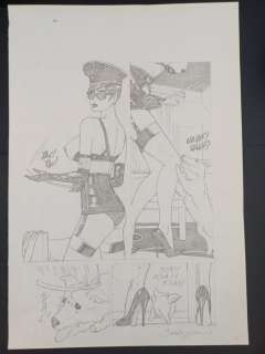 Roberto Baldazzini | Roberto Baldazzini - 1x illustrazione firmata Chiara Rosemberg - Page volante - Exemplaire unique | Catawiki