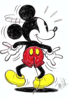 Millet | Joyful Mickey Mouse - Original Drawing by Millet | Catawiki