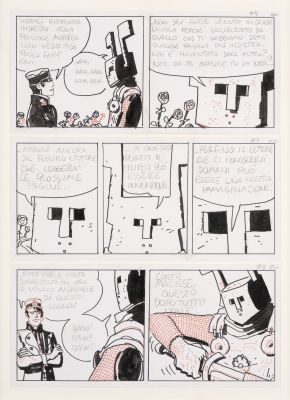 Hugo Pratt | Corto Maltese, 1987 - Les Helvétiques | Huberty Breyne Gallery