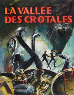 Thos, Yves - Bob Morane. Tome 7 La vallée des crotales. Gouaches et encre