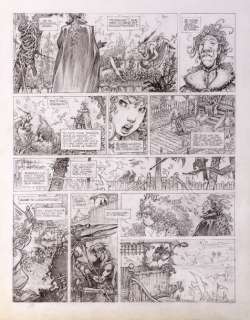 Mohamed Aouamri - La quête de l‘oiseau du temps - Le grimoire des dieux  Crayonné