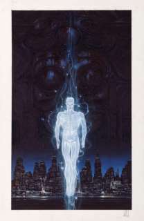 Olivier Ledroit - Xoco  Encre de Chine et de couleurs et gouache pour cette