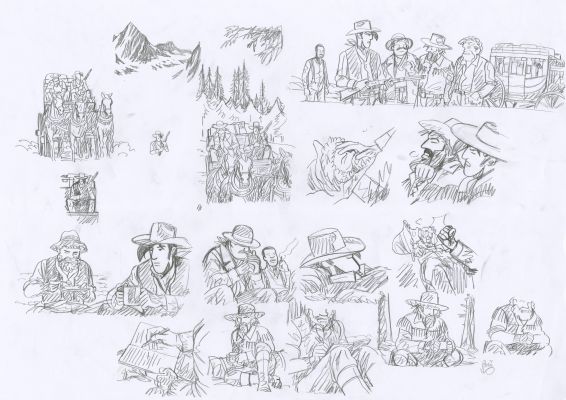 Brüno | Lucky Luke, 2025 - Dakota 1880 | Huberty Breyne Gallery