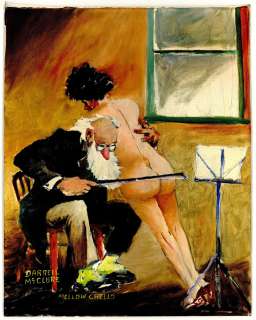 McClure - MELLO CHELLO, Original Painting, Signed (c. 1960s) | Russ Cochran