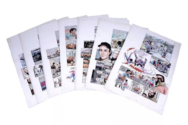 Lot 306 - Twenty original artboards for Look-in’s The A-Team by Maureen and Gordon Gray | misc / divers