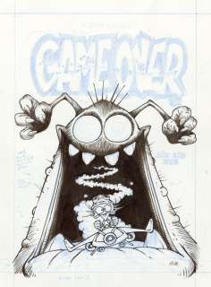 Midam (Né En 1963) - Game Over - Aïe aïe eye