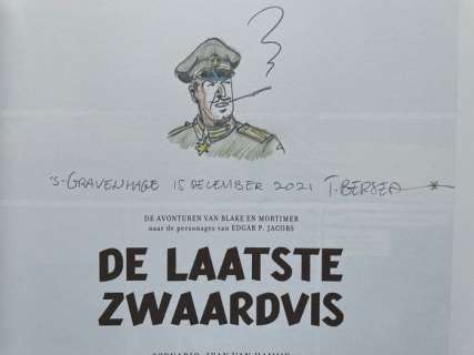 Teun Berserik En Peter Van Dongen | Blake & Mortimer 28 - De laatste Zwaardvis met tekening (Olrik) - EO - (2021) | Catawiki