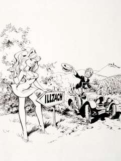 Dany | Olivier Rameau, illustration au feutre sur papier … | Millon