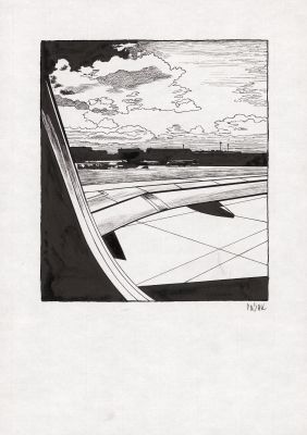 Frédéric Pajak | Sans titre, 23 - Encre de Chine, plume et pinceau sur papier | Huberty Breyne Gallery