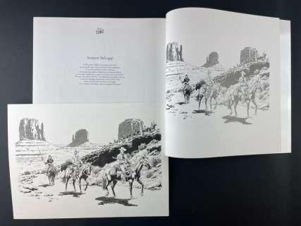 Fabio Civitelli | Tex - 1x illustrazione originale con albo a stampa "Sentieri selvaggi" - Page volante - Exemplaire unique - (2011) | Catawiki