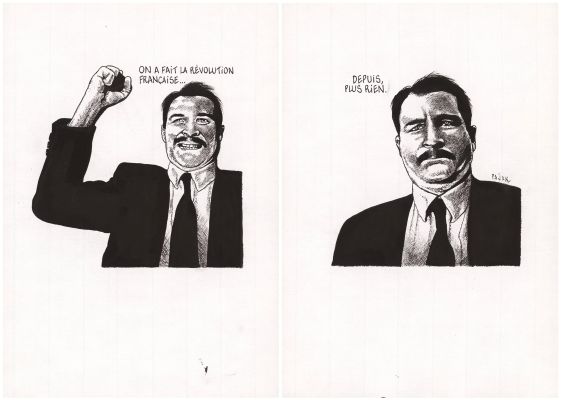 Frédéric Pajak | La révolution française - Encre de Chine, plume et pinceau sur papier | Huberty Breyne Gallery