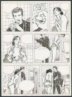 Milo Manara - Planche originale n°7 - Le Déclic