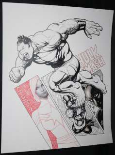 Frank Cho - Incredible Hulk #717 Cover - Hulk (Amadeus Cho,) Captain Marvel (Carol Danvers,) Spider-Man (Miles Morales,) & Black Panther - 2018 Signed