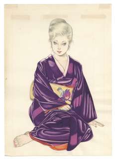 Seisaku Kano Hand-Drawn Color Manuscript Mamonogatari Itoshi No Betty Volume 4 Cover Page Genga | Mandarake (Big Web)