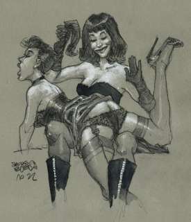 Bleda, Sergio | Bleda, Sergio - Original Drawing - Spank Out Day - Size: 21 x 28 cm - Original Artwork | Catawiki