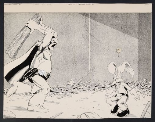 Craig Miller | Original Art from Renegade Rabbit #3 (1987) Pages 16-17 Pencils and Inks by Craig Miller | mycomicshop.com