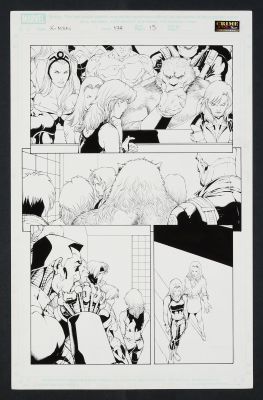 Salvador Larroca | Original Art from X-Men #174 (2005) Page 13 Pencils by Salvador Larroca | mycomicshop.com