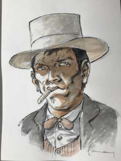 Hermann | Hermann - Dessin original couleur - Duke | Catawiki