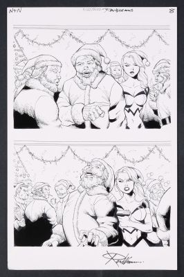 Ron Williams | Original Art from Unidentified Notti and Nyce Holiday Issue (c. 2022) by Ron Williams Page 8 | mycomicshop.com
