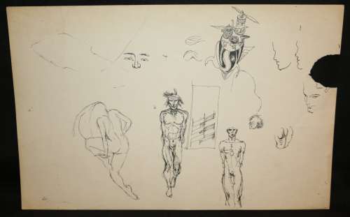 Armando Gil | Nude Men & Woman Drawing | Anthony’s Comic Book Art